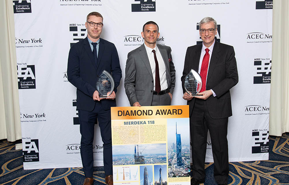 LERA wins ACEC New York 2026 Diamond Award for Merdeka 118